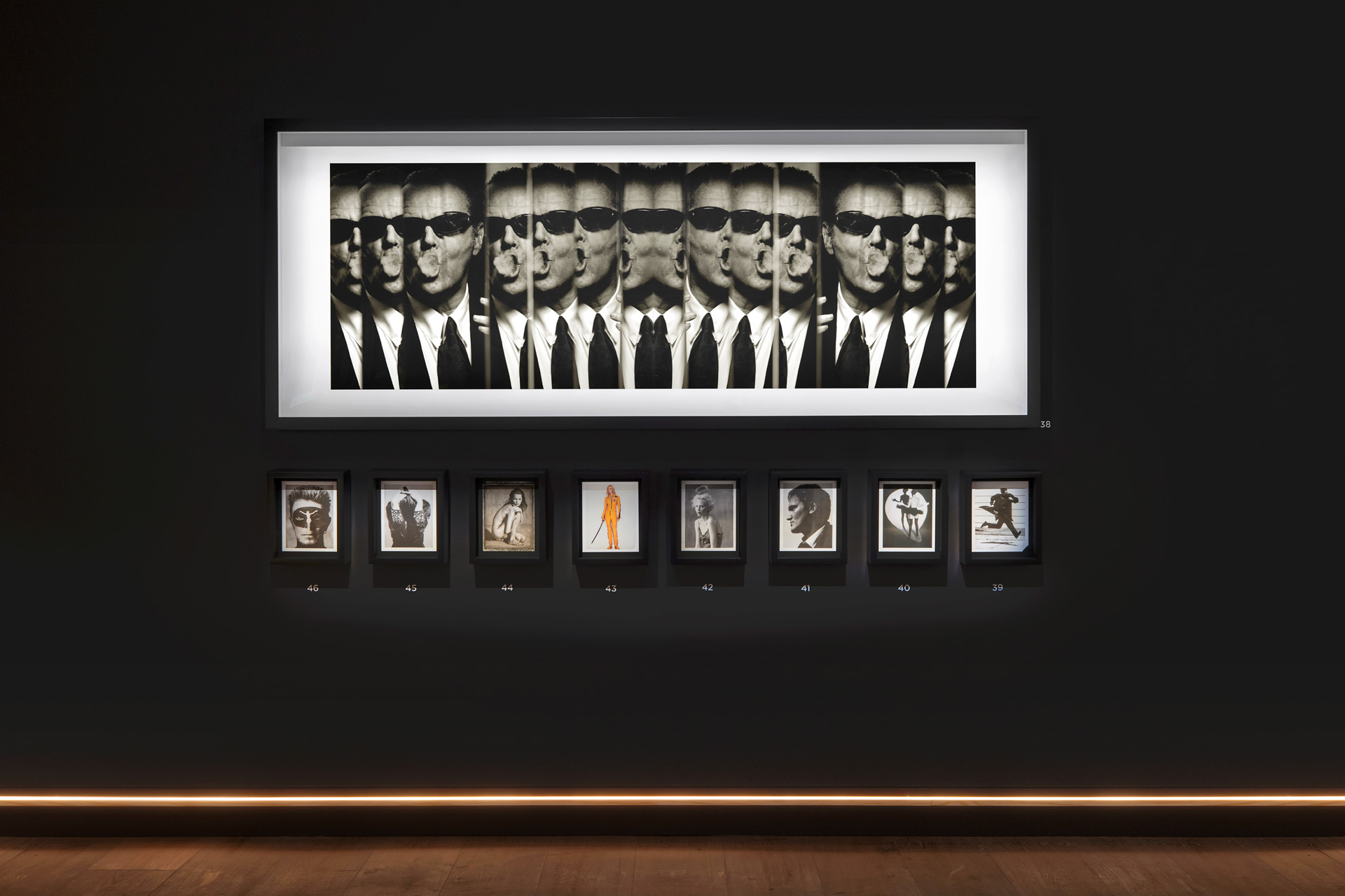 Installation view of Albert Watson exhibition