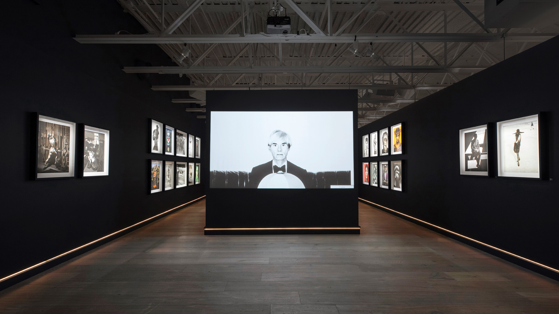 Installation view of Albert Watson exhibition