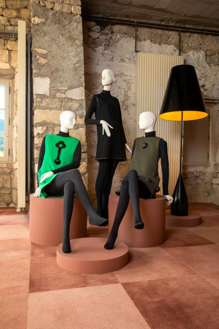 Three Cardin dresses