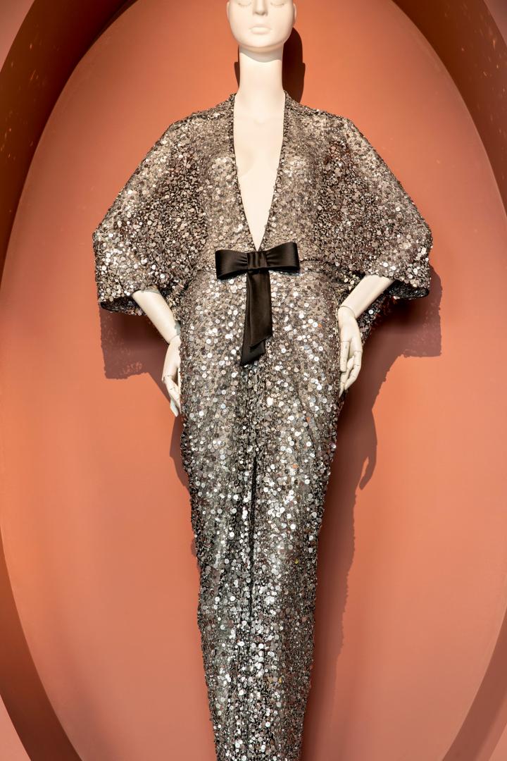 Cardin silver dress