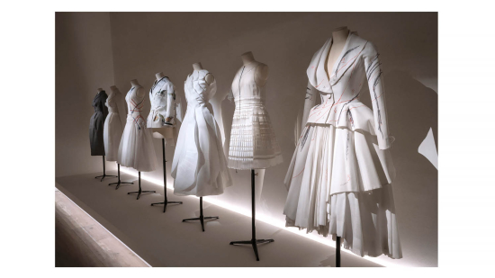 installation image from Dior exhibition