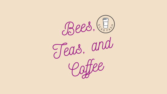 'Bees, Teas, and Coffee' logo
