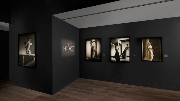installation view of Horst P Horst exhibition
