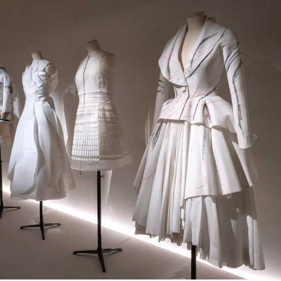 installation image from Dior exhibition