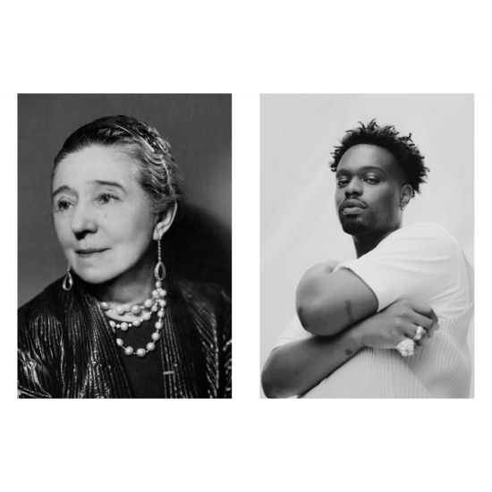 portraits of Lanvin and Addy