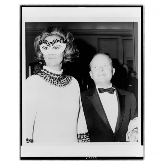 attendees of a masquerade ball