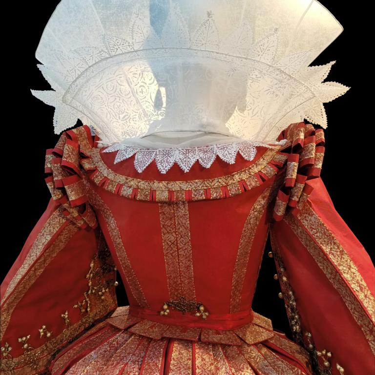 Signature image for Isabelle de Borchgrave exhibition at SCAD FASH