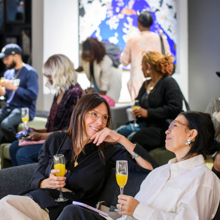 guests at a scad fash event
