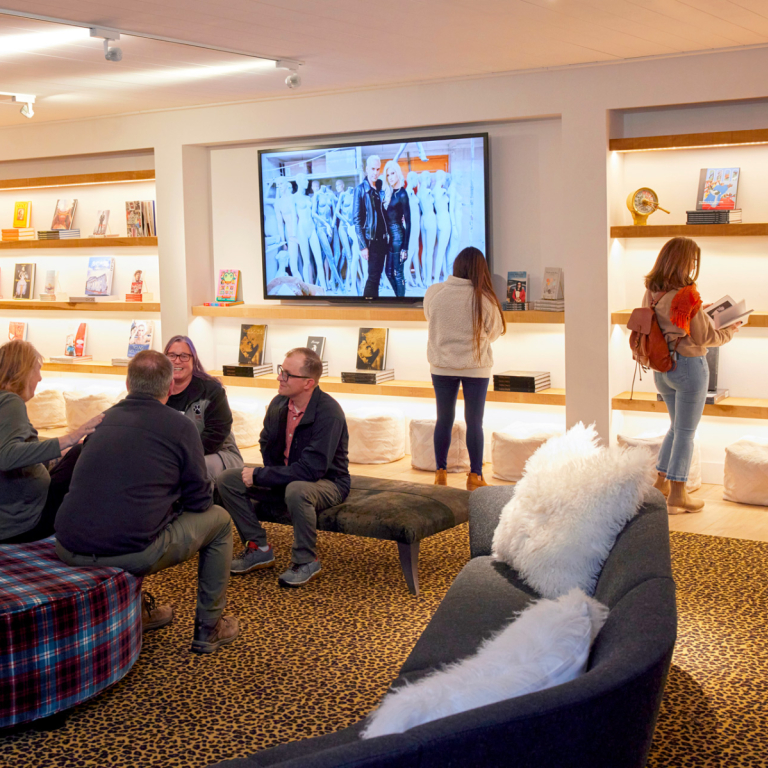 SCAD FASH guests in the film salon