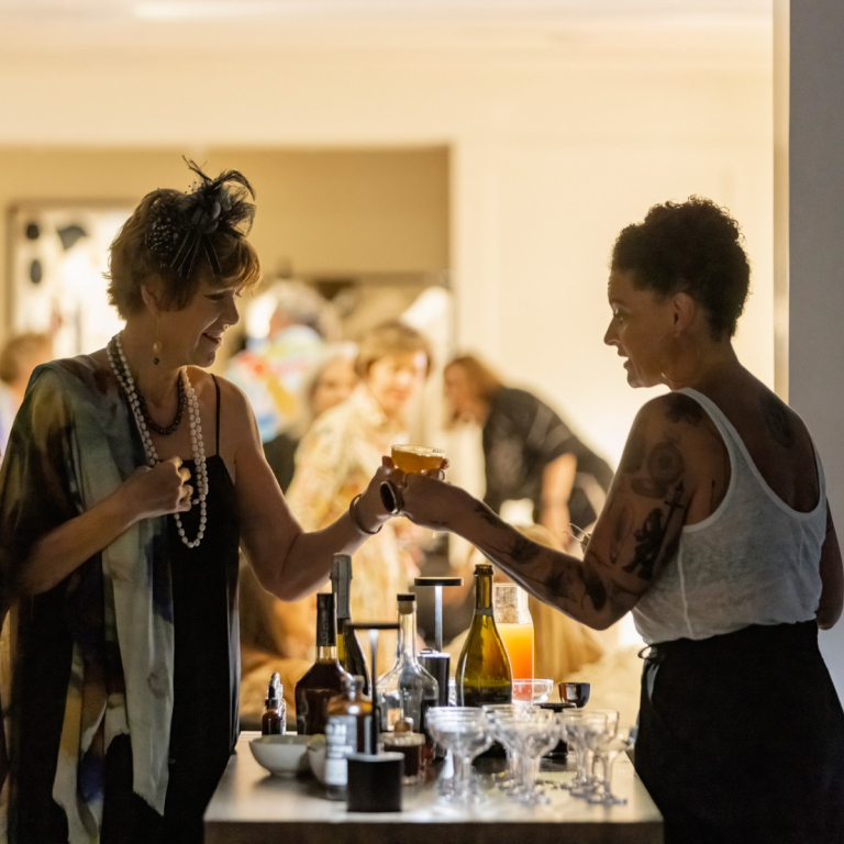 guests at a scad fash event
