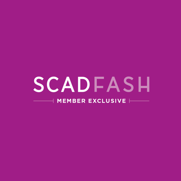 graphic for scad fash member event