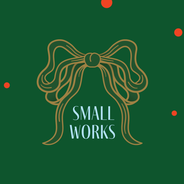branded graphic for Small Works