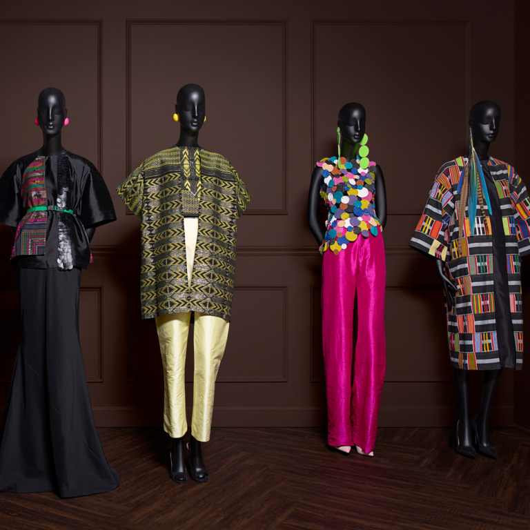 installation view of Imane Ayissi exhibition