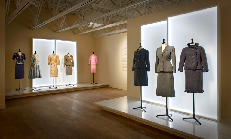installation image for Balenciaga exhibition