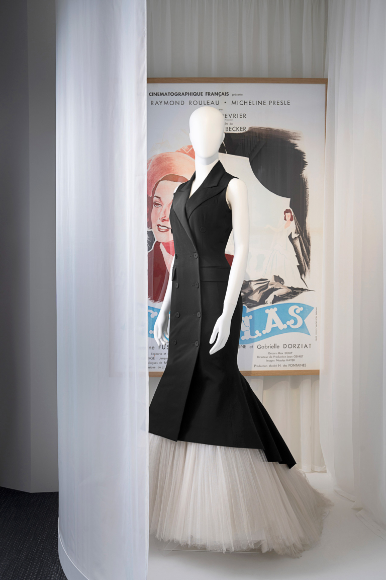 installation view of Gaultier exhibition